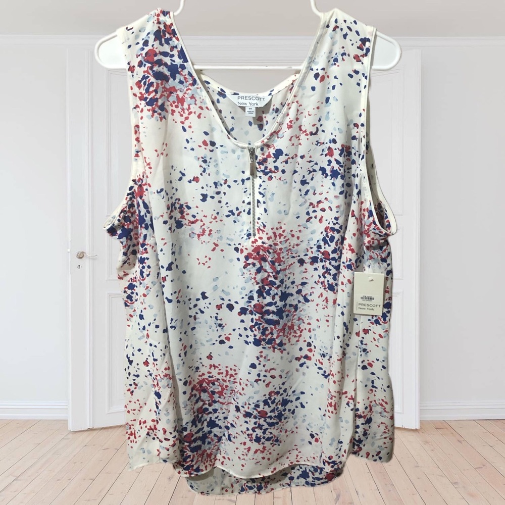 🌟 Sleeveless Blouse, 3X
